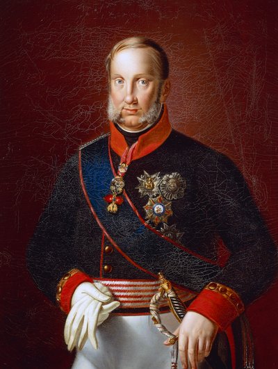 Portret van Frans I van Twee Siciliën door Giuseppe Cammarano