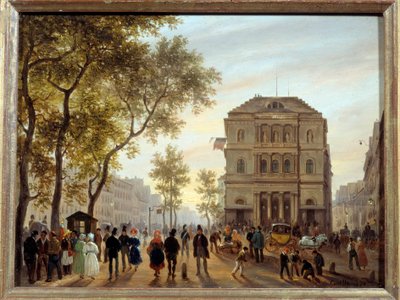 Zicht op het Théâtre de l