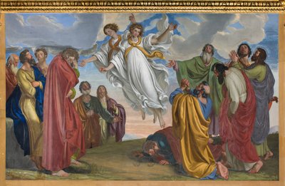 Presbyterium, Giueppe Diotti, Verschijning van Engelen na de Hemelvaart 1830 door Giuseppe Diotti
