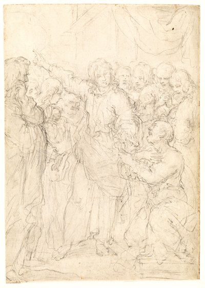 Traditio Clavis door Giuseppe Ghezzi