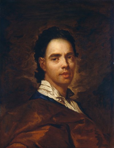Portret van een jonge man door Giuseppe Ghislandi
