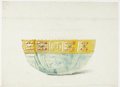Juwelenkom in de schatkamer van San Marco, Venetië door Giuseppe Grisoni