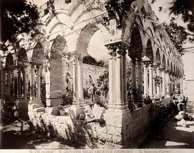 Klooster van de Kerk van San Giovanni degli Eremiti in Palermo door Giuseppe Incorpora