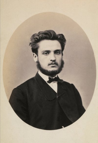 Portret van de Franse fotograaf Gustave Eugene Chauffourier door Giuseppe Incorpora