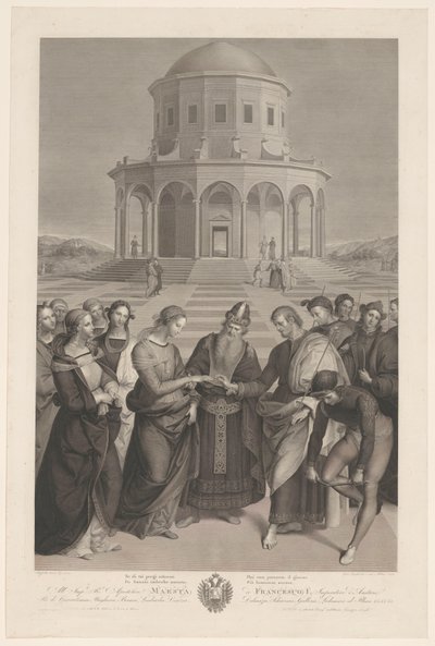 Huwelijk van Maria en Jozef door Giuseppe Longhi