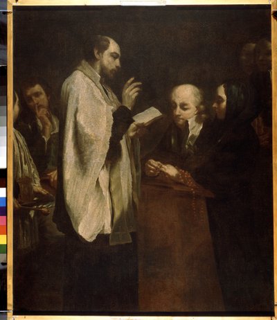 Het huwelijk door Giuseppe Maria Crespi