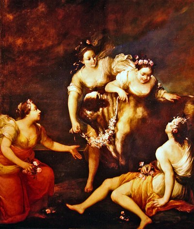 Europa en de Stier door Giuseppe Maria Crespi