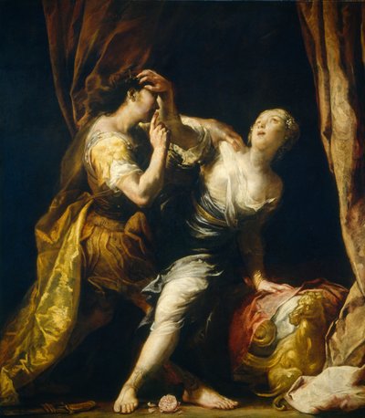 Tarquin en Lucretia door Giuseppe Maria Crespi