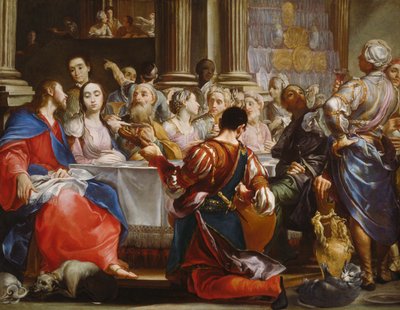 De bruiloft in Kana door Giuseppe Maria Crespi