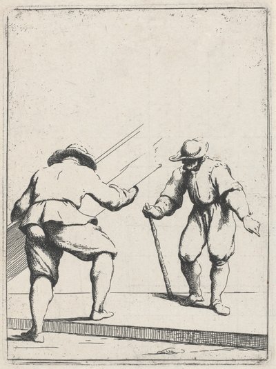 Twee Bouwers door Giuseppe Maria Crespi