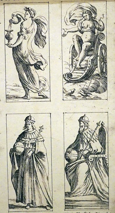 17e-eeuwse tarotkaarten door Giuseppe Maria Mitelli door Giuseppe Maria Mitelli