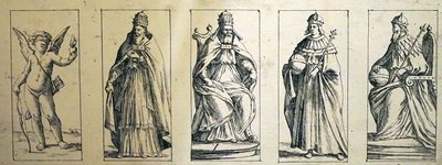 17e Eeuwse tarotkaarten door Giuseppe Maria Mitelli door Giuseppe Maria Mitelli