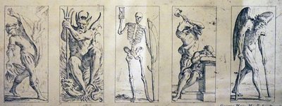 17e-eeuwse tarotkaarten door Giuseppe Maria Mitelli