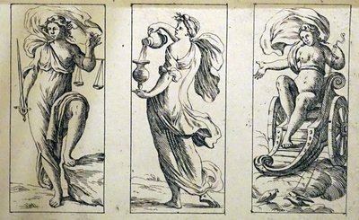 17e-eeuwse tarotkaarten door Giuseppe Maria Mitelli