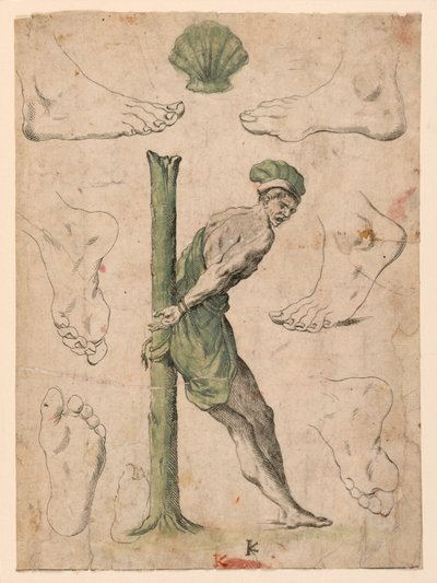 Proeven van vier platen van 