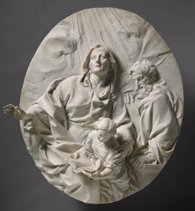 Opvoeding van de Maagd, c.1700 door Giuseppe Mazzuoli