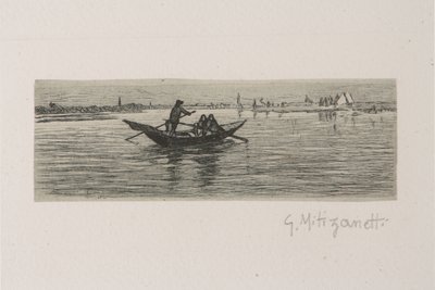 De schipper door Giuseppe Miti Zanetti