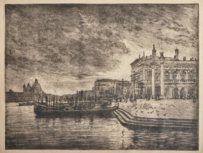 Het Koninklijk Paleis en de Salute Basiliek door Giuseppe Miti Zanetti