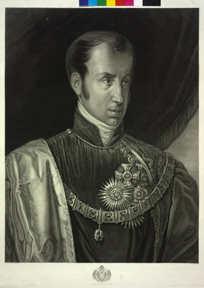 Keizer van Oostenrijk Ferdinand I door Giuseppe Molteni