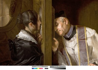 De Biecht, 1838 door Giuseppe Molteni