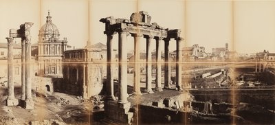Uitzicht op het Romeinse Forum door Giuseppe Ninci