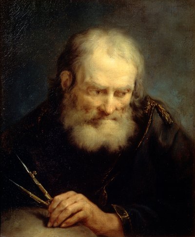 Archimedes, 18e eeuw door Giuseppe Nogari
