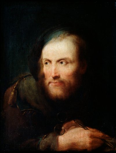 Portret van een Man door Giuseppe Nogari