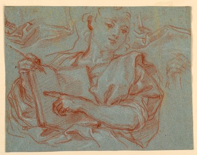 Studie voor een Evangelist door Giuseppe Passeri