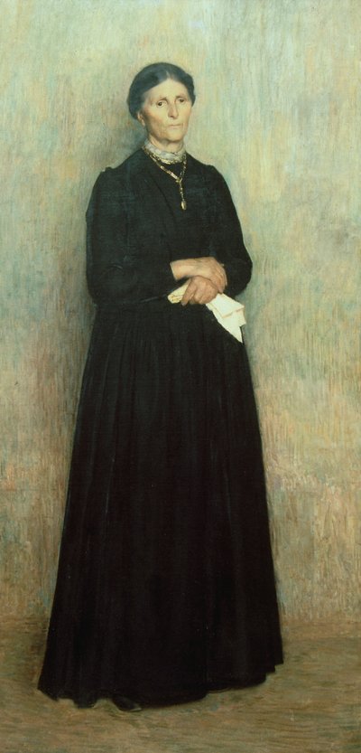 Portret van zijn moeder door Giuseppe Pellizza da Volpedo