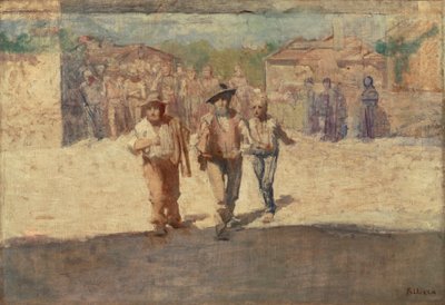 De Ambassadeurs van de Honger door Giuseppe Pellizza da Volpedo