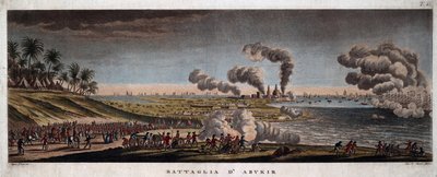 De Slag bij Aboukir op 25 juli 1798 door Giuseppe Pera