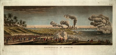 De Slag bij Abukir op 25 juli 1799 door Giuseppe Pera