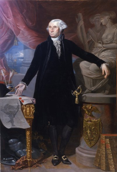 Portret van George Washington door Giuseppe Perovani