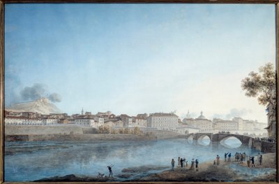 Binnenkomst van generaal Napoleon Bonaparte in Nice, eerste hoofdkwartier van de Fransen op 28 maart 1796 door Giuseppe Pietro Bagetti