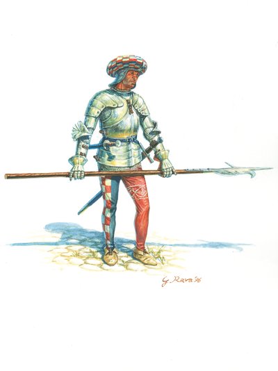 Hellebaardier van Toscane door Giuseppe Rava
