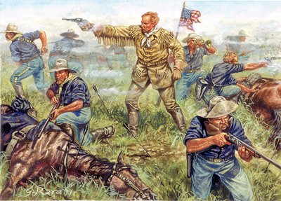 Indiaanse Oorlogen tussen Sioux en Cheyenne Indianen en de Verenigde Staten: De Laatste Slag van George Armstrong Custer (1839-1876), Amerikaanse Cavaleriegeneraal, 25 juni, bij de Slag van Little Big Horn (Bighorn), Montana door Giuseppe Rava