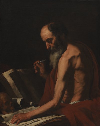 Sint Hiëronymus door Giuseppe Ribera