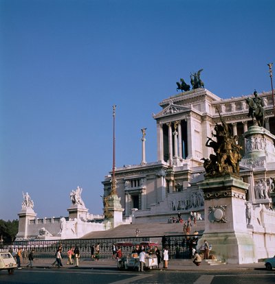 Het monument voor Victor Emmanuel II in Rome, 19e eeuw door Giuseppe Sacconi