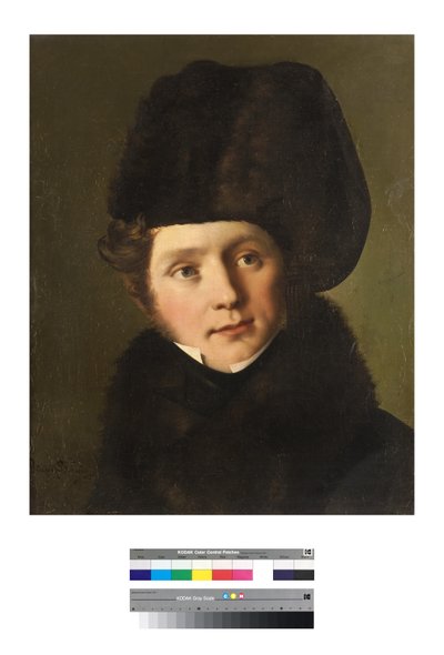 Portret van een Poolse Man door Giuseppe Tominz