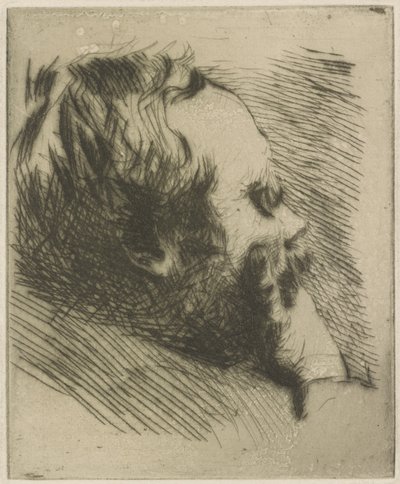 Portret van Edgar Degas, 1875 door Giuseppe de Nittis