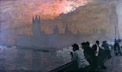 Westminster door Giuseppe de Nittis