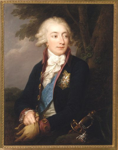 Graaf Antoni Jozef Lanckoronski, ca. 1791 door Giuseppe or Josef Grassi