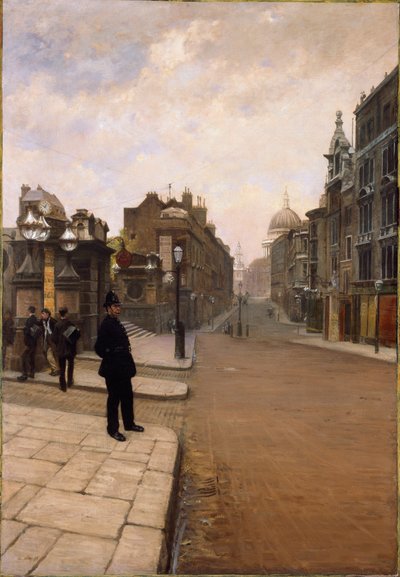 Een zondag in Londen door Giuseppe or Joseph de Nittis