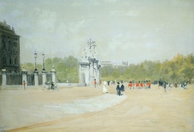 Buckingham Palace door Giuseppe or Joseph de Nittis