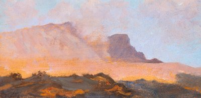 Fumarole van de Vesuvius, circa 1871 door Giuseppe or Joseph de Nittis
