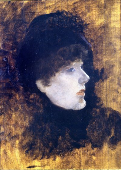 Portret van Henriette Rosine Bernard, bekend als Sarah Bernhardt (1844-1923) door Giuseppe or Joseph de Nittis