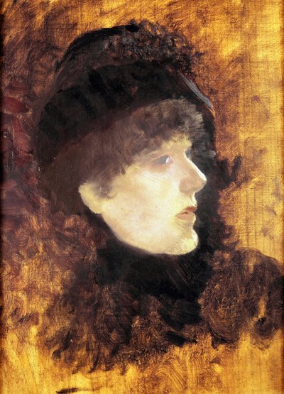 Portret van Sarah Bernhardt door Giuseppe or Joseph de Nittis