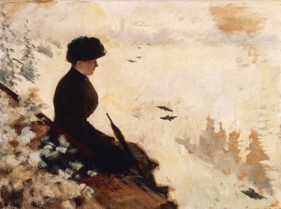 Sneeuweffect door Giuseppe or Joseph de Nittis