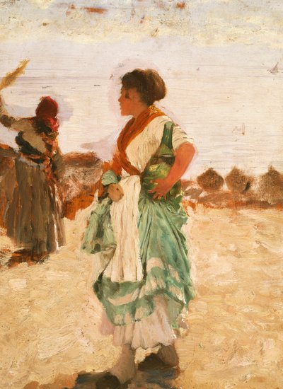 Wachten door Giuseppe or Joseph de Nittis