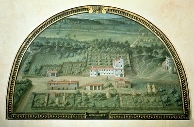 Colle Salvetti, uit een serie lunetten met afbeeldingen van de Medici villa